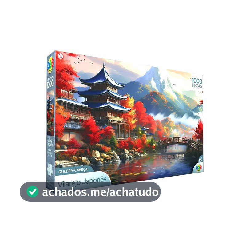 GGB Quebra-Cabeça Vilarejo Japonês 1000 Peças
