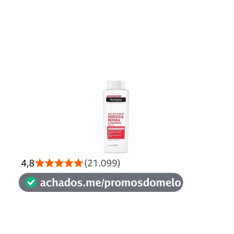 Hidratante Corporal Neutrogena Body Care Hidrata&Repara, 400ml