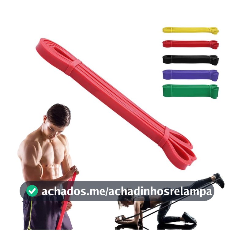 Super Band Elástico Para Exercícios Faixas Para Treinamento de Força e Resistência de Alta Intensidade e Qualidade Premium