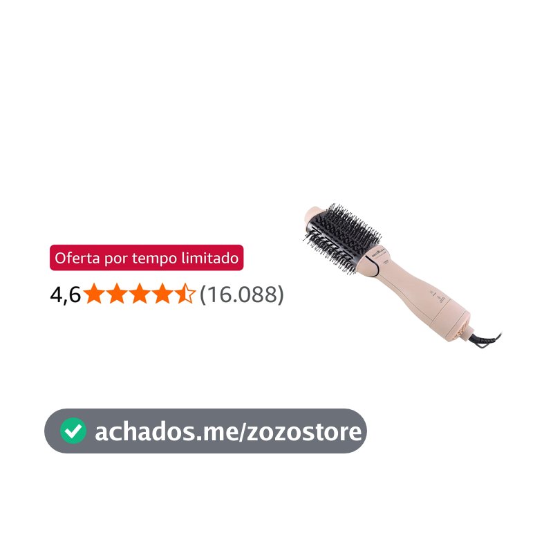 Britânia Escova Secadora Soft 4 em 1 1300W BEC07R Bivolt Plástico Rosa