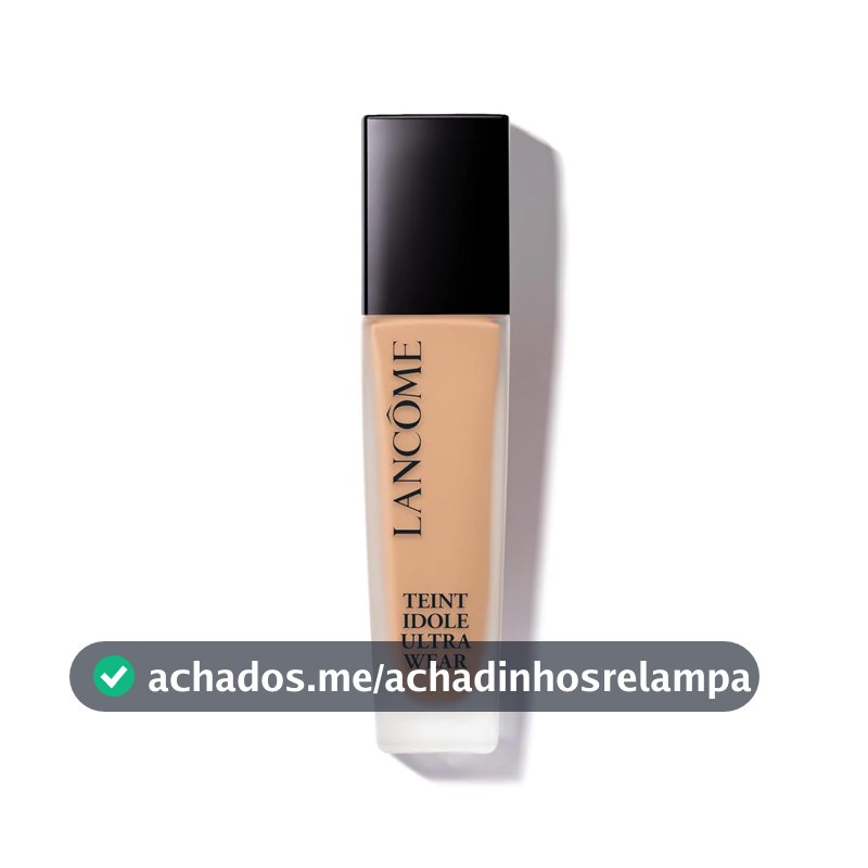 Lancôme Teint Idole Base Alta Cobertura 24h Longa Duração com Ácido Hialurônico e Acabamento Matte Indetectável para Todos os Tipos de Pele Cor 345N 30ml