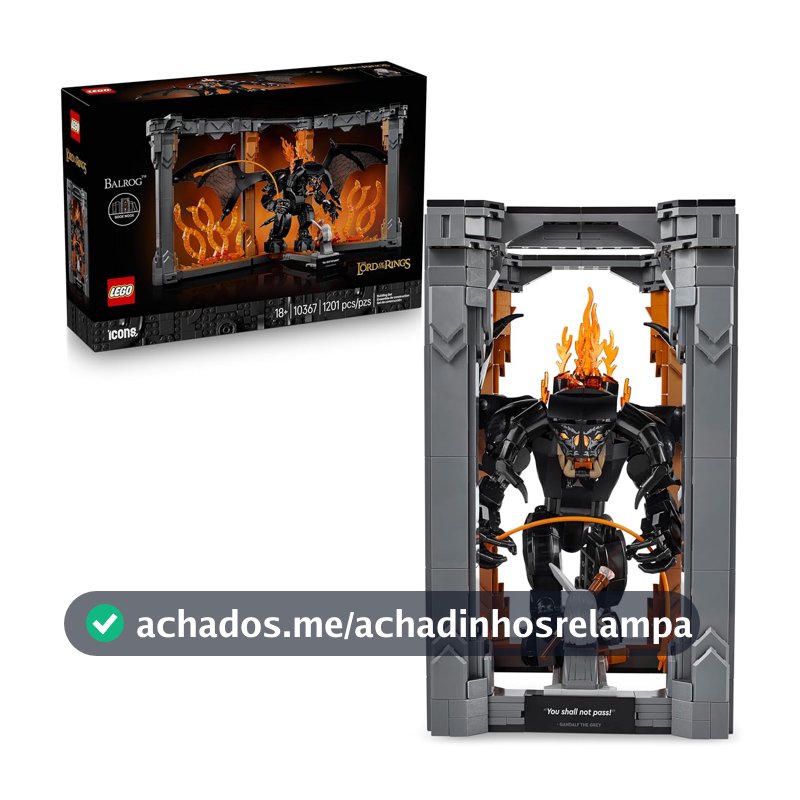 LEGO Icons O Senhor dos Anéis: Aparador de Livros do Balrog™ 10367