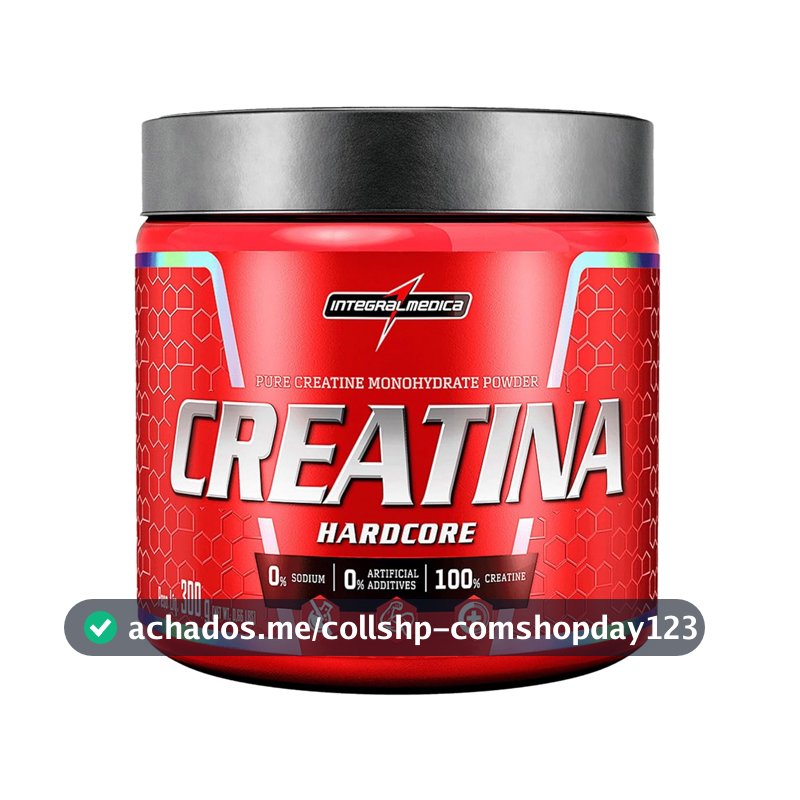 Integralmedica Creatina em Pó Hardcore 100% Pura e Monohidratada 300g