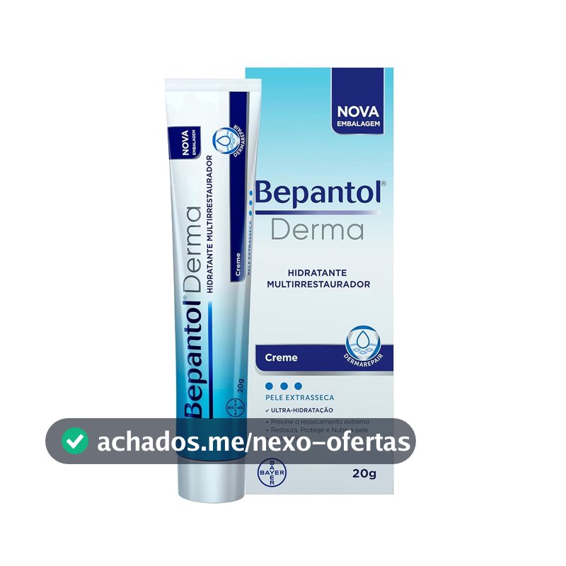 Bepantol Derma Hidratante Multirrestaurador para Pele Seca 20g