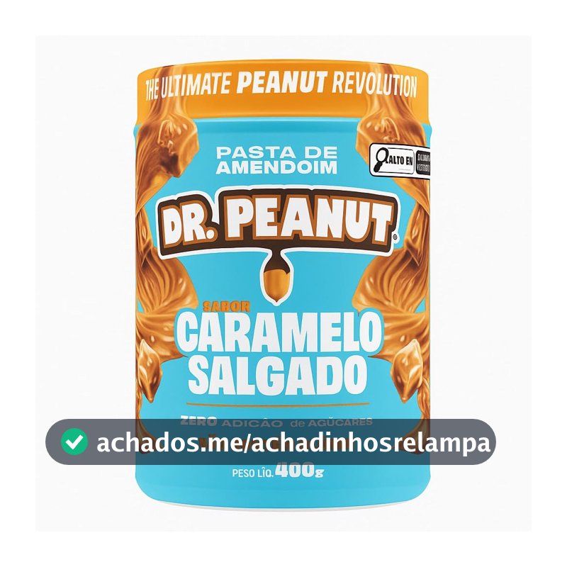 Pasta de Amendoim (400g), Caramelo Salgado, Dr Peanut