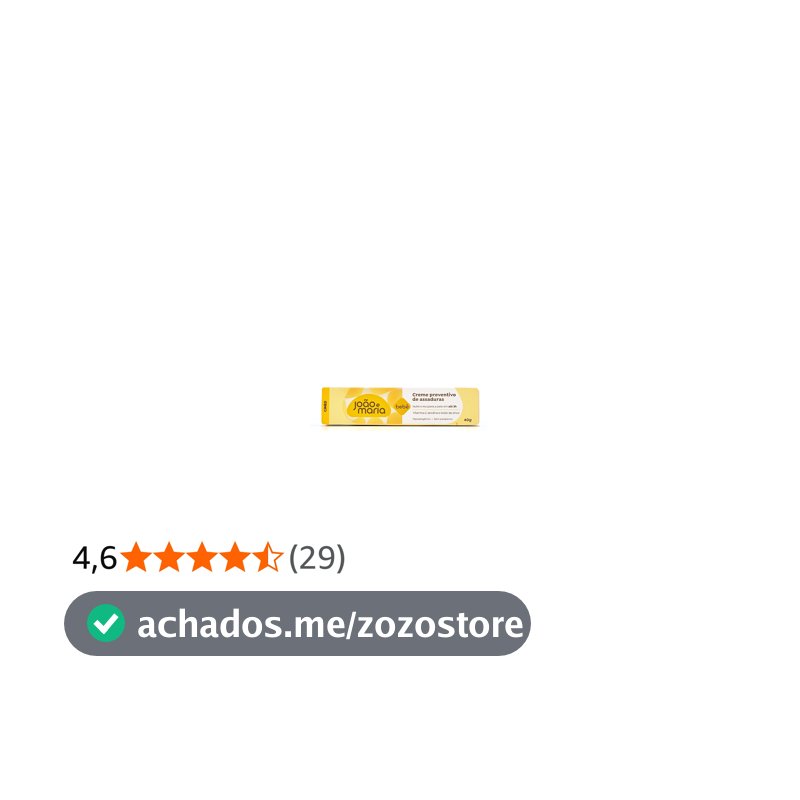 Creme para Assadura João e Maria 40g
