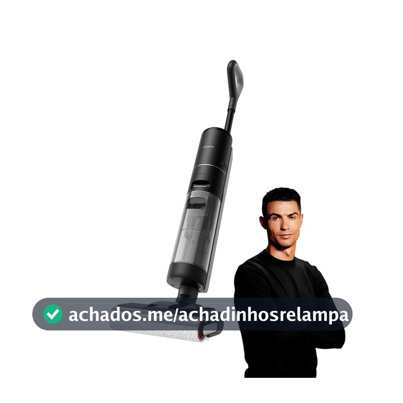 DREAME Aspirador Vertical Sem Fio a Seco e Úmido H12 Pro Plus, Limpador de Piso Inteligente para Pisos Duros, Limpeza de Borda a Borda em uma Só Passada e Secagem Automática com Ar Quente 220-240V