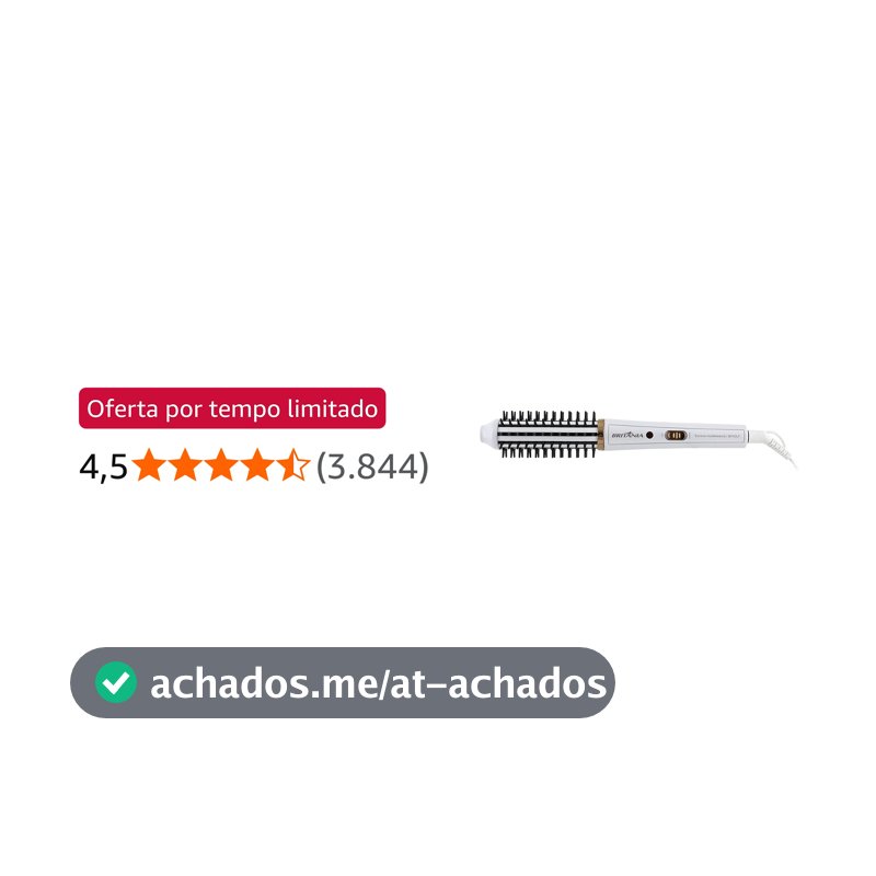 Britânia Escova Modeladora BEC04 2 em 1 Bivolt Plástico e Metal