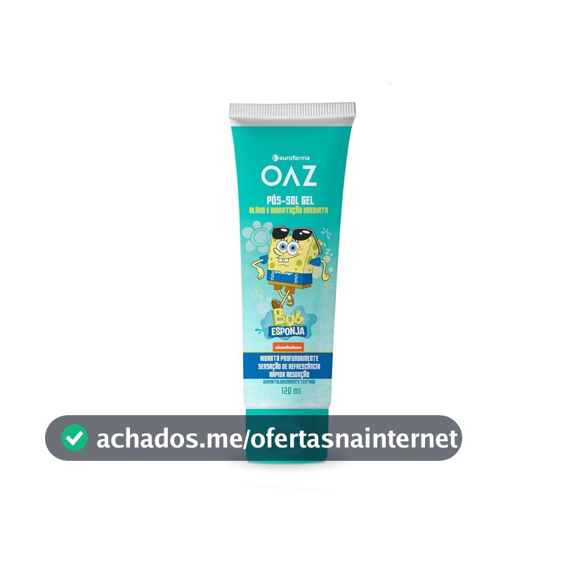 OAZ Gel Pós-Sol Infantil Bob Esponja 120ml