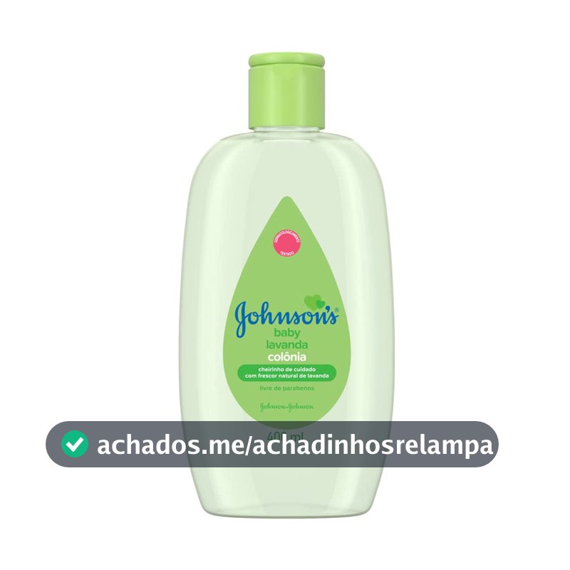 Colônia Refrescante Johnson's Baby, Lavanda, 400ml