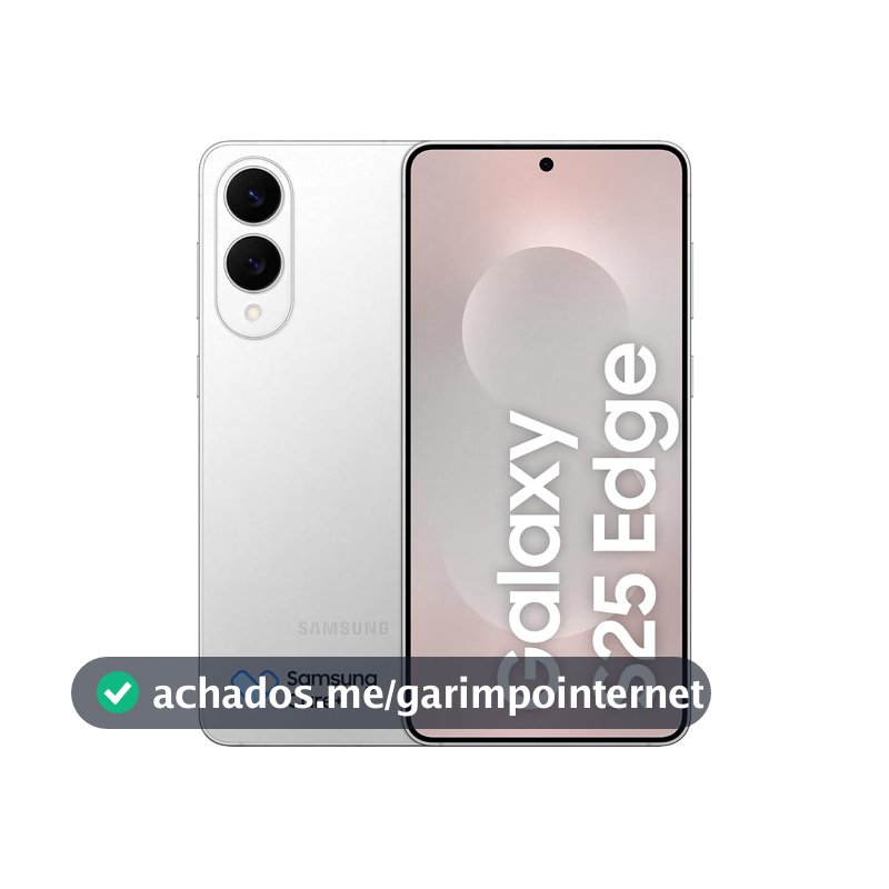 Smartphone Samsung Galaxy S25 Edge 5G 512GB Desbloqueado, Titanio Prata