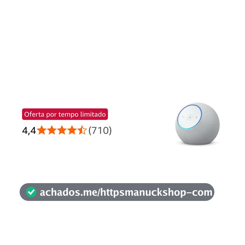 Amazon Echo Dot Max (Geração mais recente), smart speaker com Alexa, som envolvente e hub de casa inteligente integrado, ideal para sua sala de estar, Cor Branca, com Acesso Antecipado à Alexa+