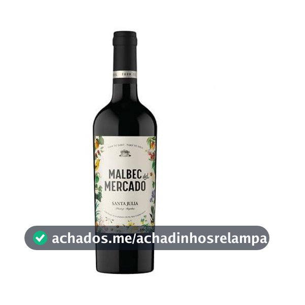 Vinho Tinto Argentino Santa Julia Malbec Del Mercado - Orgânico
