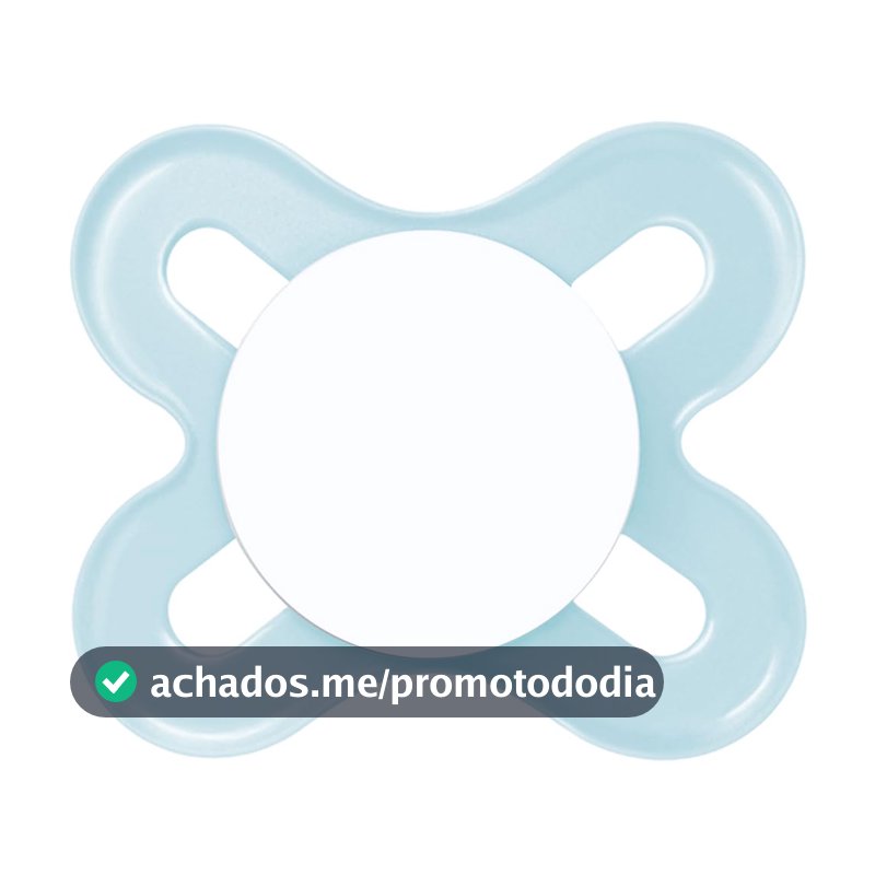 MAM Baby 1 Chupeta Original Start Com Bico Simétrico de Silicone SkinSoft para Crianças 0-2 Meses Embalagem Blister, Azul