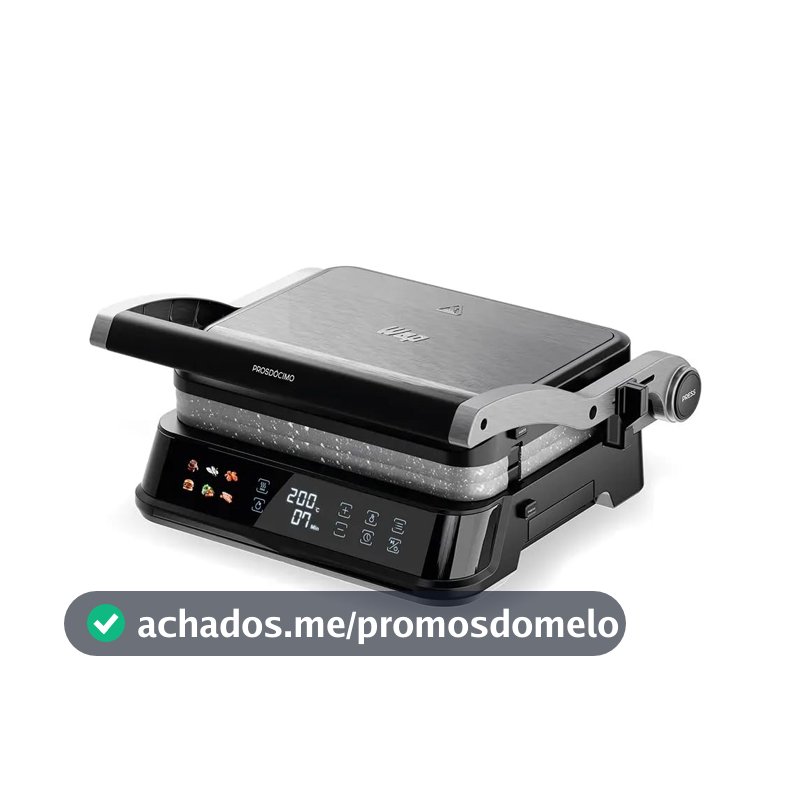 WAP Grill Inox WG2000 2 em 1 Grill e Sanduicheira 220V