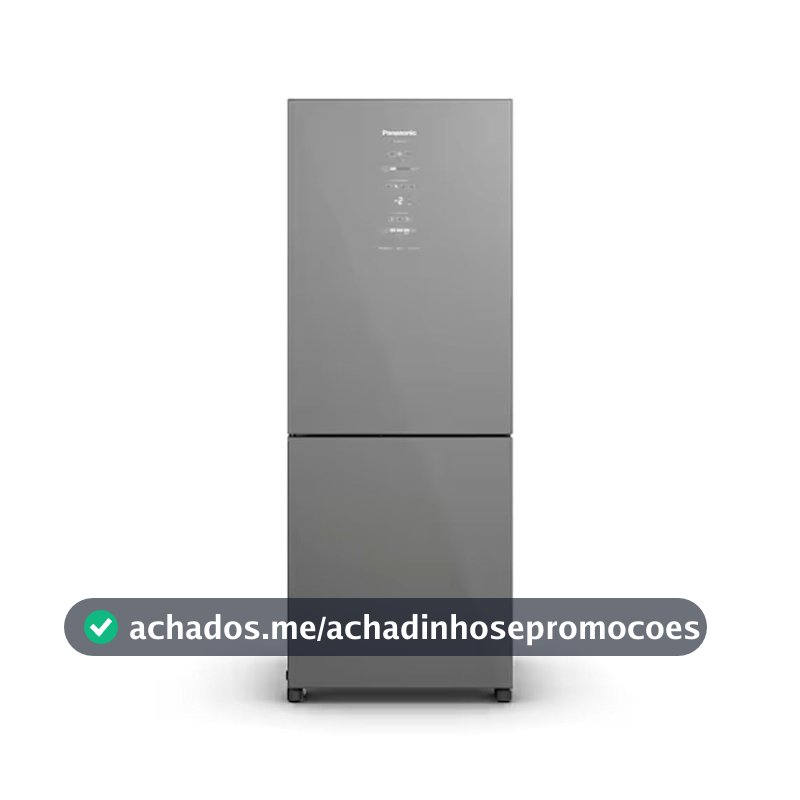 Geladeira Panasonic BB65GV7MC Frost Free Inverter 467L Diamond Glass Bivolt