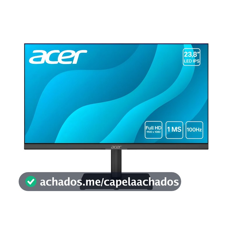 Monitor Acer mk241y 23.8" IPS Full HD 100hz 1ms HDMI/VGA Design Zero Frame