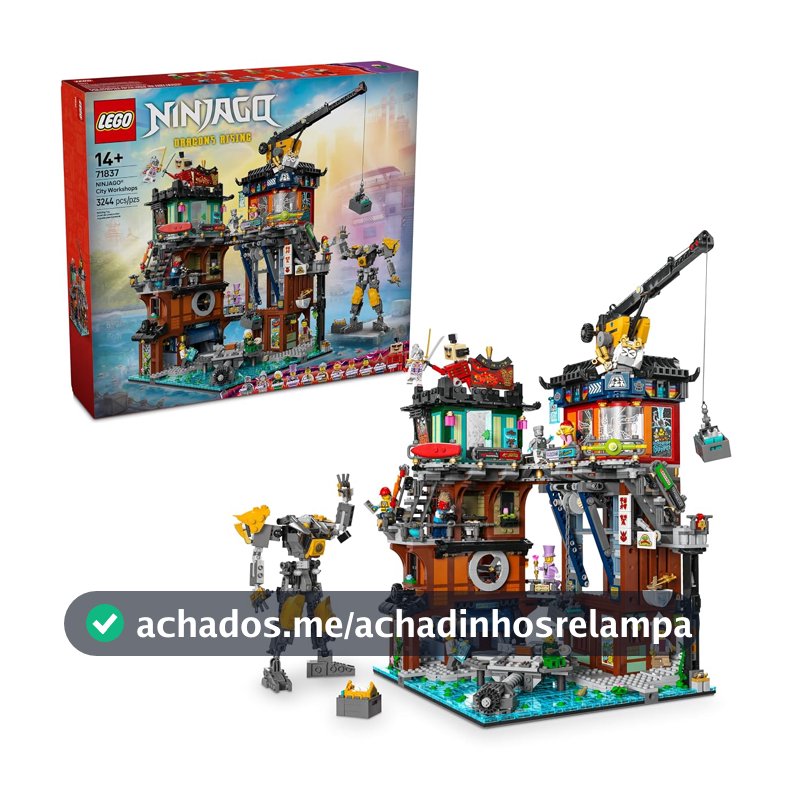 LEGO Ninjago Oficinas da Cidade NINJAGO 71837 (3.244 Peças)