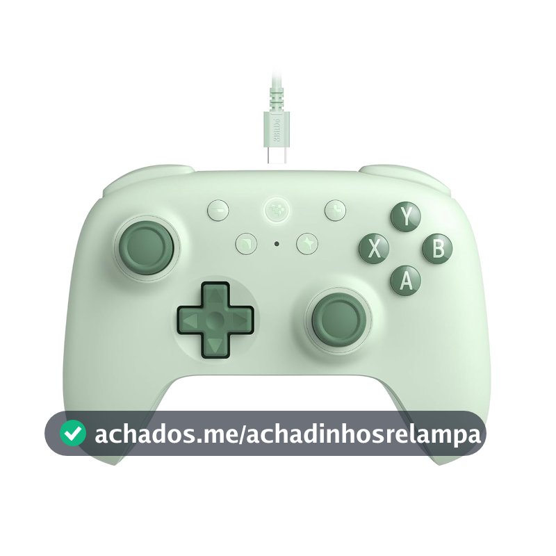 8Bitdo Ultimate 2C Wired Controller for Windows PC and Android, with 1000Hz Polling Rate, Hall Effect Joysticks and Hall Triggers, and Remappable L4/R4 Bumpers (Green)