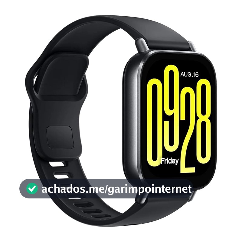 Smartwatch Хiаоmi Rеdmi Watch 5 Active Tela 2” Chamadas Bluetooth Bateria 18 Dias Monitoramento Corporal e Atividades Físicas