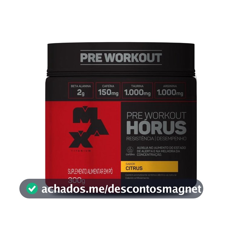 Hórus (300g), Citrus, Max Titanium