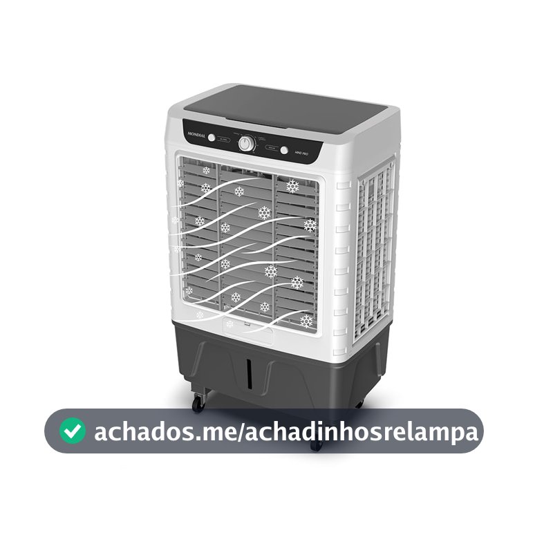 MONDIAL Climatizador Wind Pro, Branco/Cinza, 230W, 220V - CL-45L