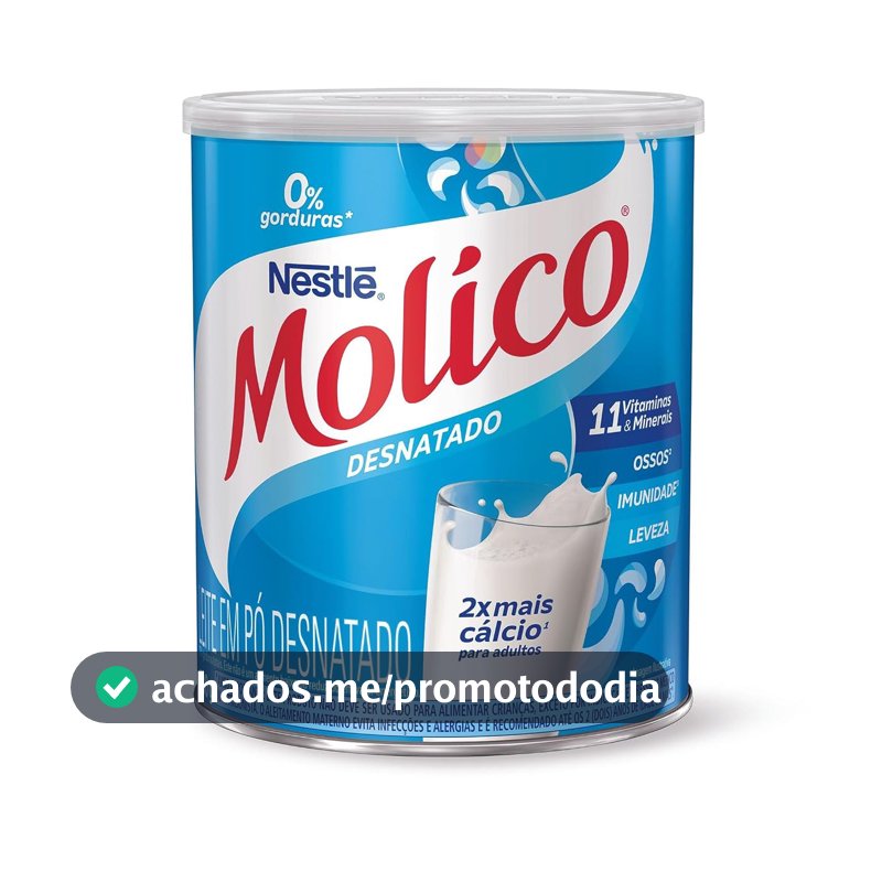 Leite em Pó Desnatado MOLICO Total Cálcio 280g Molico Sabor