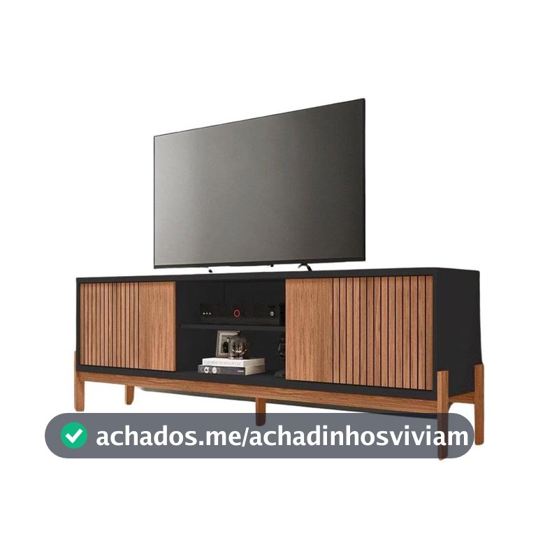 Rack para TV 72” 2 Portas Caemmun Tannen 1.