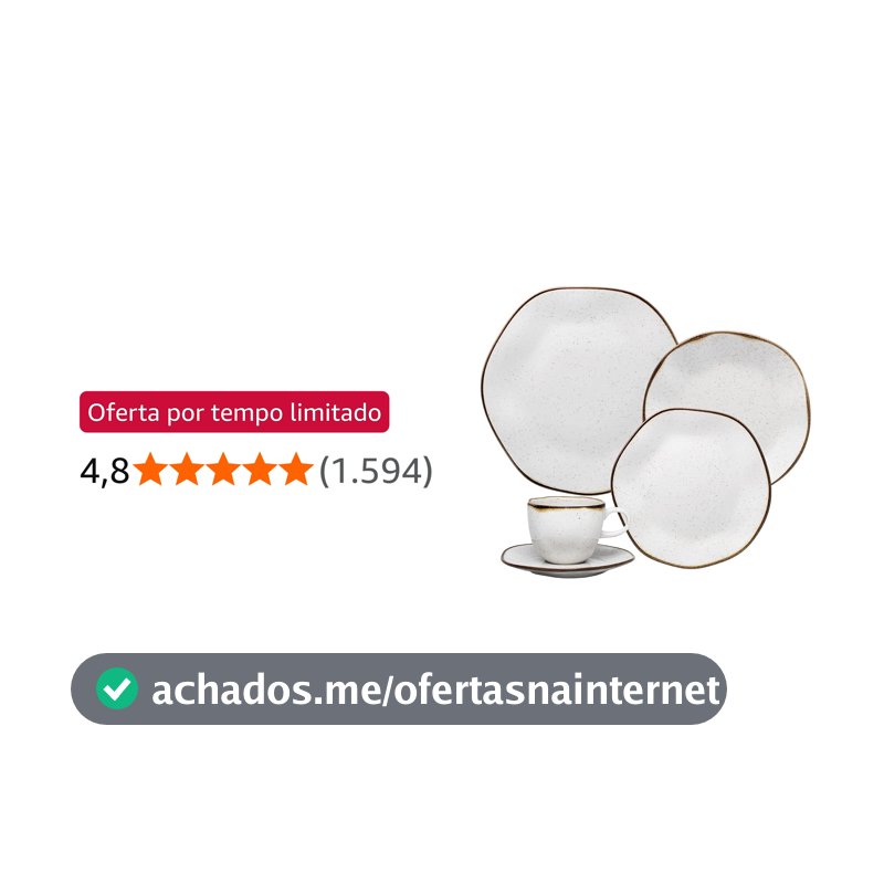Oxford Aparelho De Jantar 30 Peças Ryo Maresia