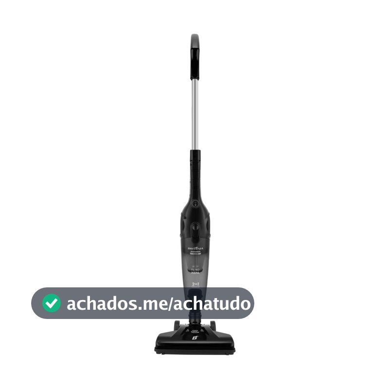 Britânia Aspirador de Pó Vertical 2 em 1 BAS1295P 1250W 127V Preto