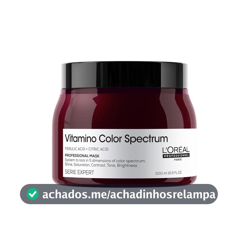 Máscara Capilar L'Oréal Professionnel Vitamino Color Spectrum, 500ml