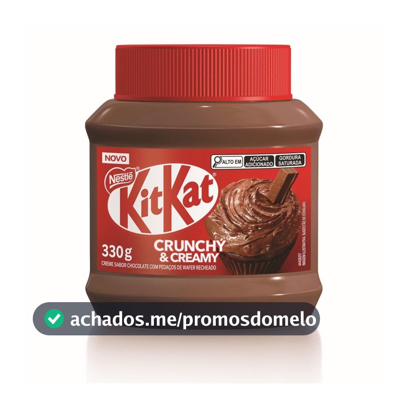 KitKat Creme Crocante de Chocolate – Pasta para Passar, 330 g