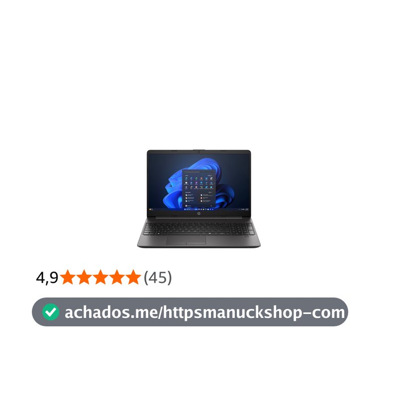 Notebook HP 256R G9 Intel Core i5 13º Geração. Memoria RAM 16GB. SSD 256GB. Tela de 15,6" LCD. Windows 11 - Home SL - Cinza Escuro. Bivolt. (BQ9L2AT#AK4)