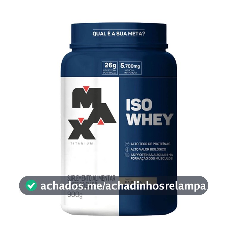 Max Titanium Iso Whey - 900G Baunilha -