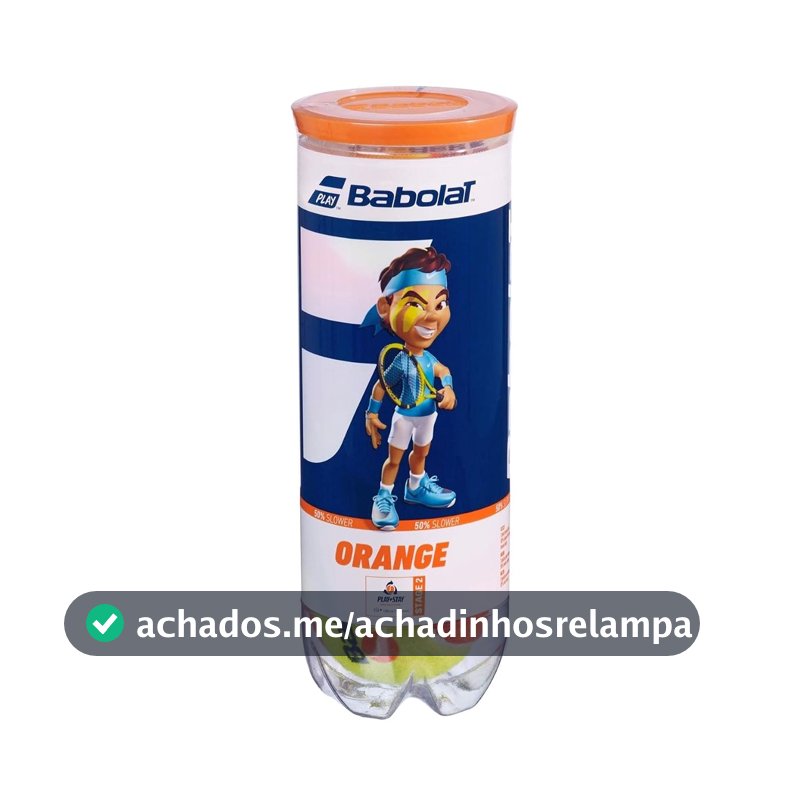 Bola Kid Orange X3 (Beach Tennis) Babolat Unissex Amarela e Laranja Único