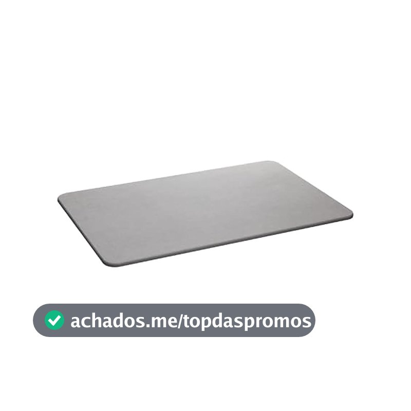 LYOR - Tapete de Pedra Diatomita para Banheiro Cinza 60cm x 39cm