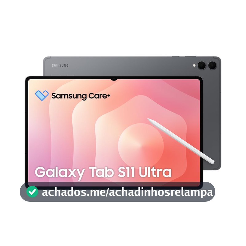 Tab Samsung Galaxy S11 Ultra Cinza, 512GB, 12GB 14.6" Camera 12MP, WiFi