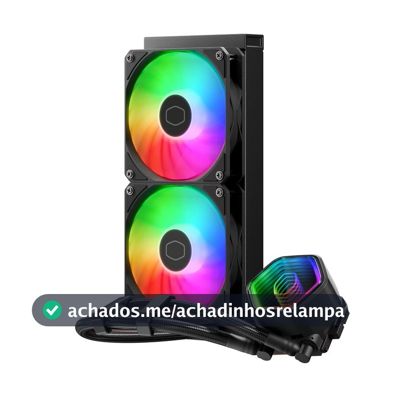 WATER COOLER MASTERLIQUID CORE II 240 PRETO 2 FANS ARGB