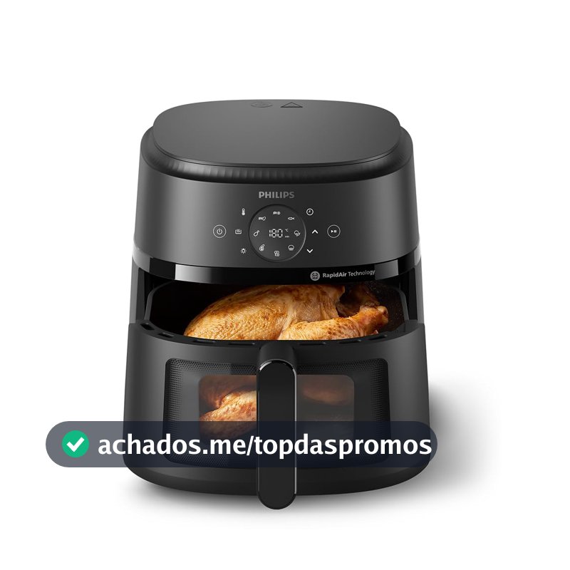 Philips Walita Fritadeira Airfryer Série 2000 6,2L, Painel Touch, 220V