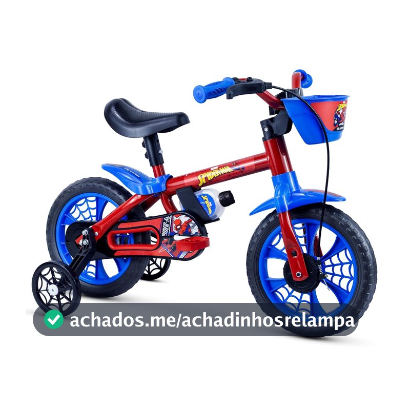Nathor Bicicleta Infantil Aro 12 Marvel Spider-Man