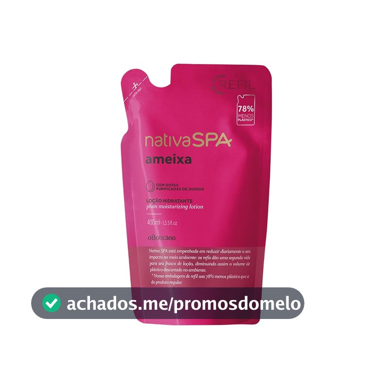 Refil Hidratante Nativa Spa Ameixa