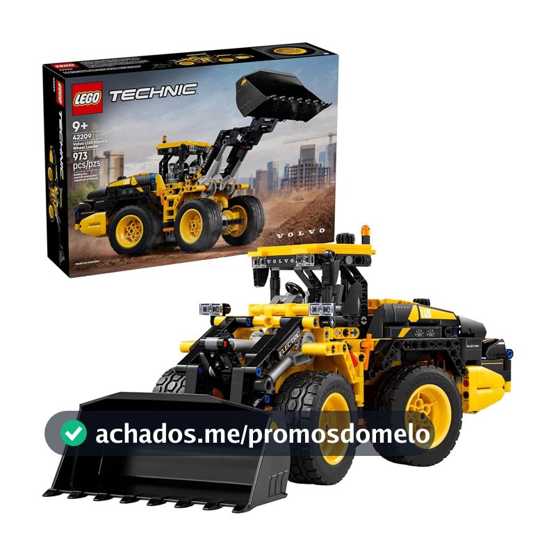 LEGO Technic Carregadeira de Rodas Volvo L120 Electric 42209 (973 Peças)