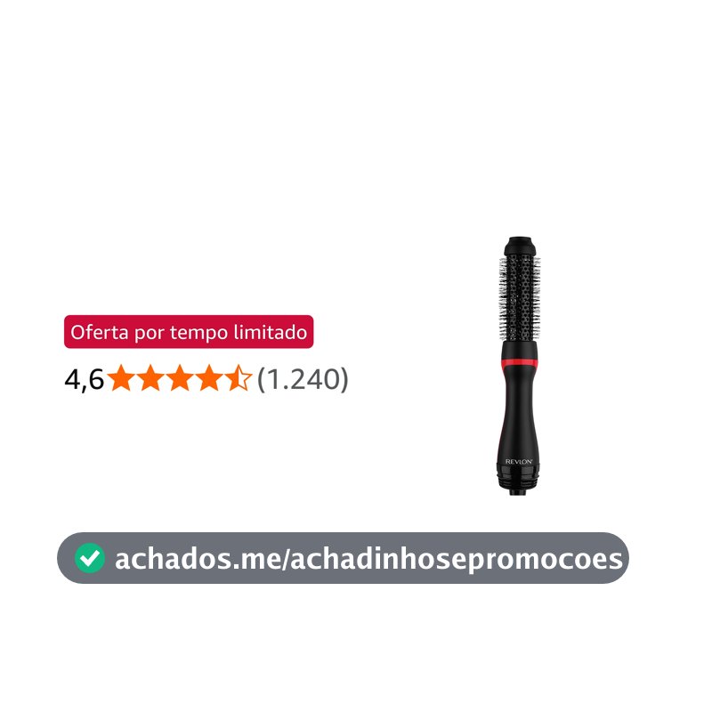 Escova Secadora Alisadora Revlon Root Booster (127)