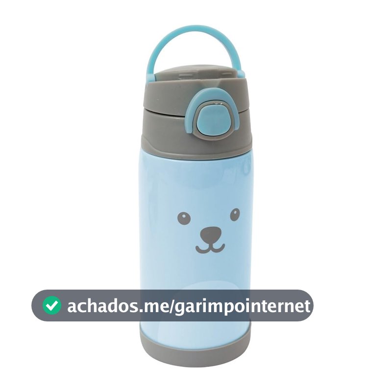 Buba Buba Garrafa Termica Parede Dupla 400 Ml Gumy - Azul Azul Tamanho Único Hora Da Papinha