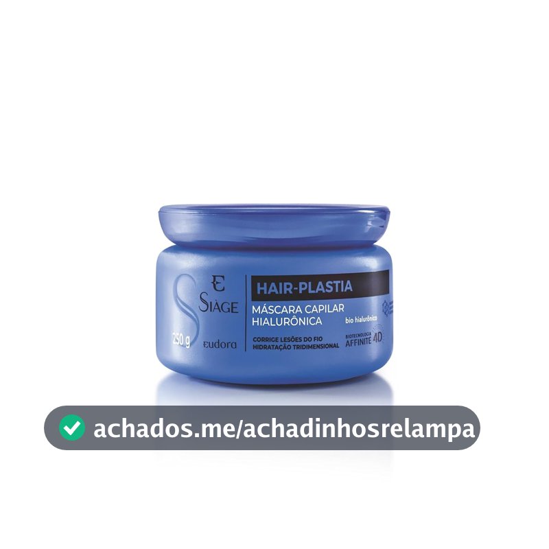 Eudora Siàge Hair-Plastia Máscara Capilar 250g