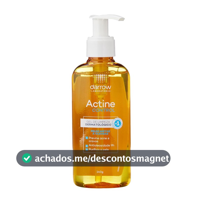 Actine Control Sabonete Líquido, Pele Mista a Oleosa, Darrow, 140ml