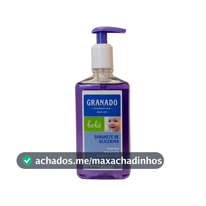 Granado Sabonete Líquido Bebê Glicerinado, Lavanda, 250ml