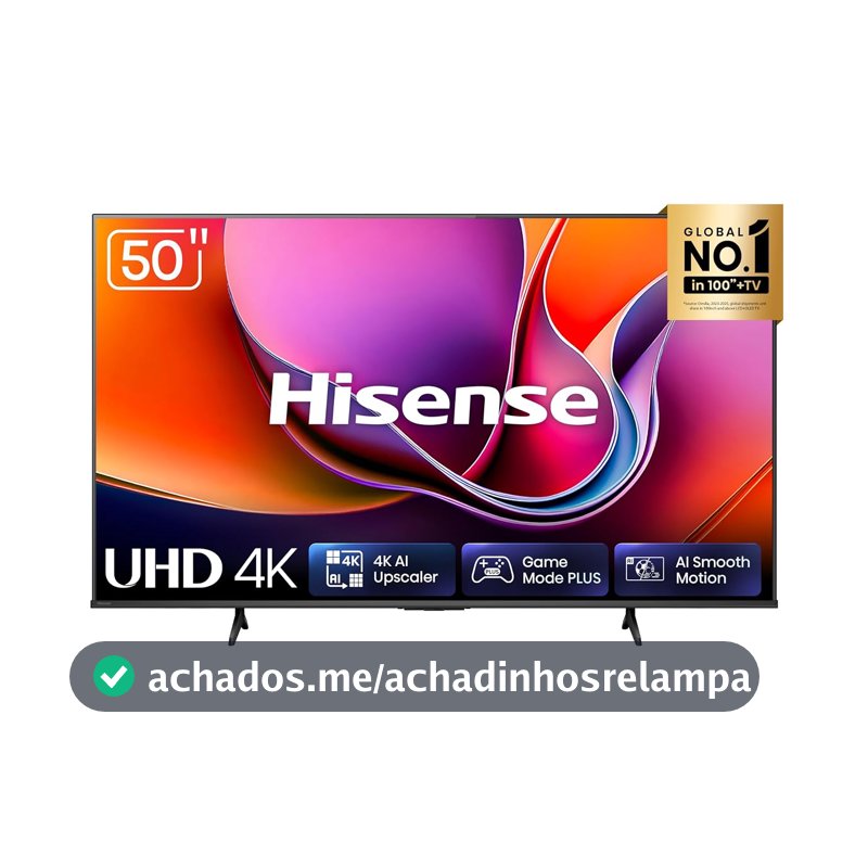 Hisense Smart TV 4K 50" Polegadas 50A6NV