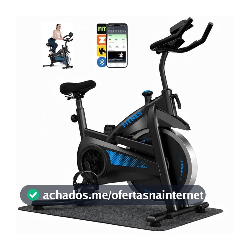 Bicicleta Spinning Com Roda De Inércia De 13kg Bicicleta de Spinning Personalizada, Bicicleta de Ciclismo Indoor para Fitness Suporta 150kg Sensor Cardíaco Monitor Digital Correia Silenciosa