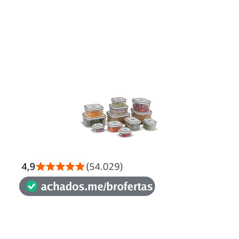 Electrolux, Pote Hermetico, 12 unidades, A23122901, cinza